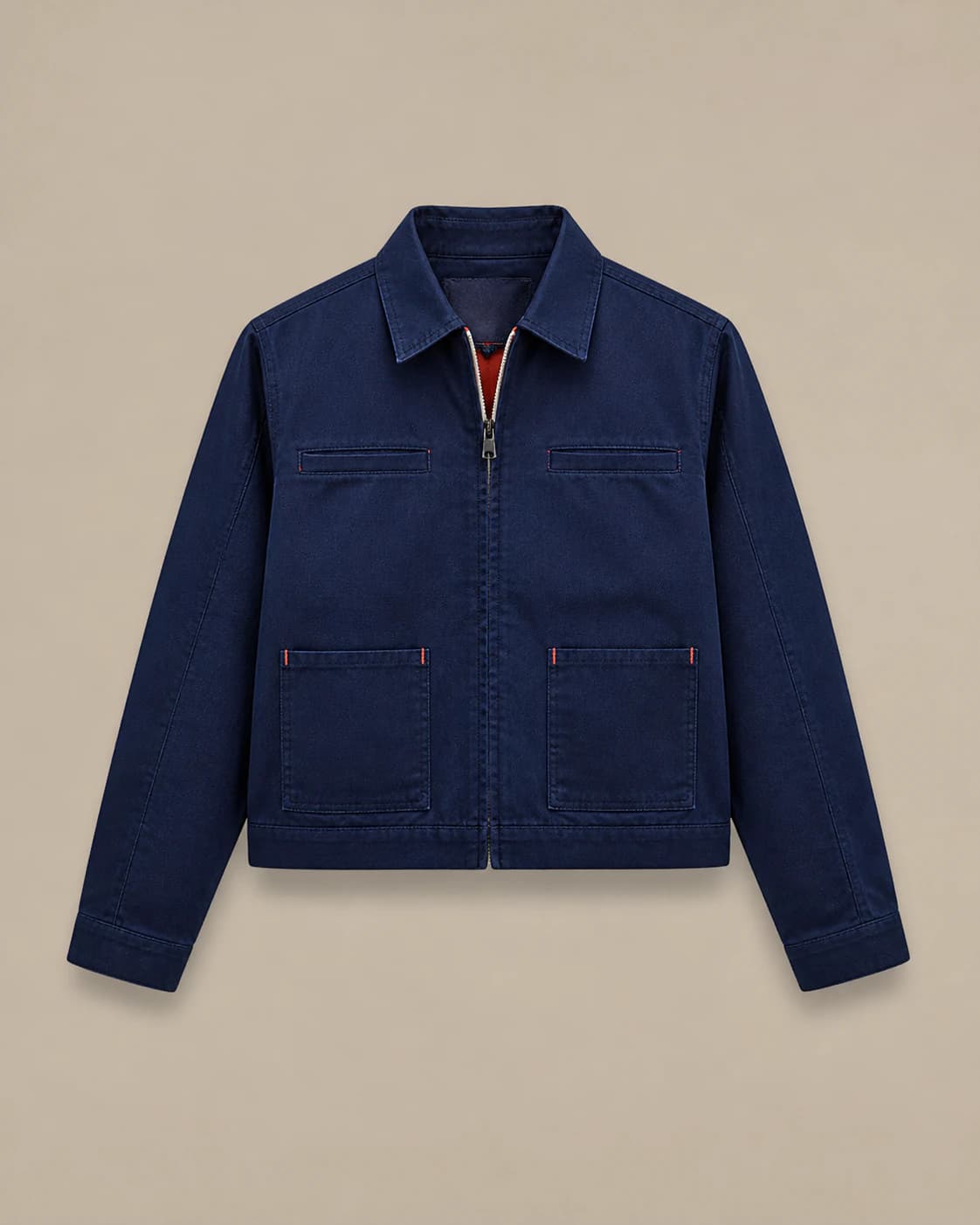 Synthetic navy utility jacket, catalog item 142